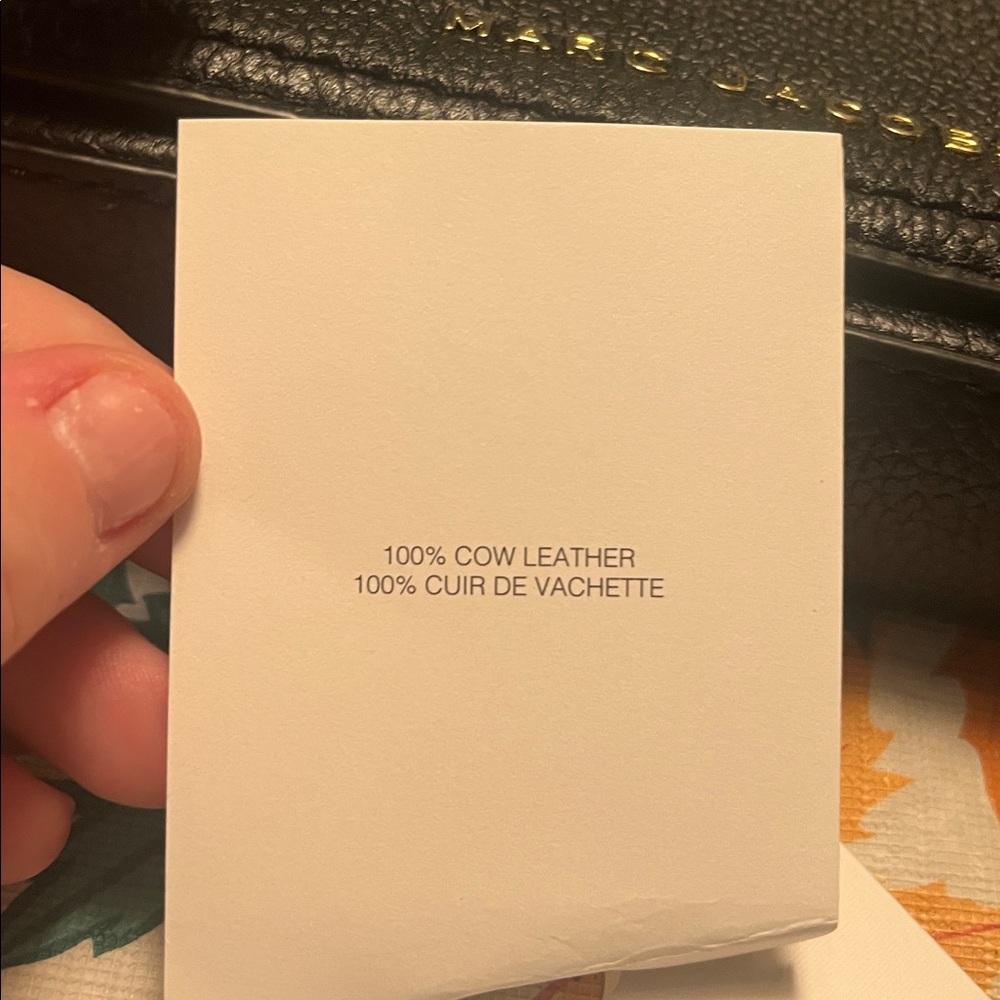 Marc Jacobs Black Pebbled Leather Crossbody, New - Picture 8 of 8